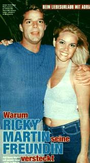 Adriana Biega novia de Ricky Martin
