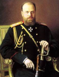 Czar Aleksandr III esposo de Czarina Maria Fyodorovna