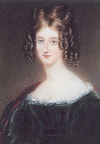 Augusta Leigh novia de Lord Byron