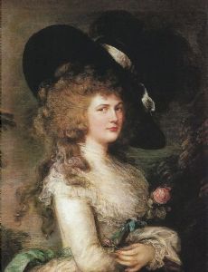 Georgiana Cavendish novia de Charles Grey, 2nd Earl Grey