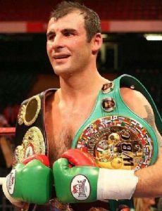 Joe Calzaghe esposo de Mandy Calzaghe