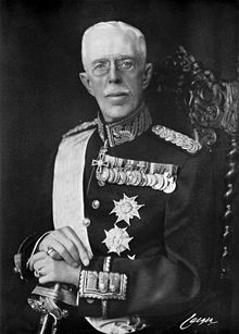 King Gustaf V esposo de Victoria of Baden