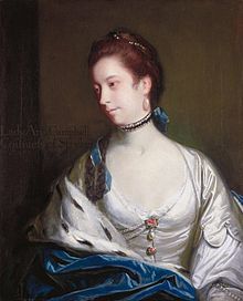 Lady Anne Campbell esposa de William Wentworth, 2nd Earl of Strafford (1722–1791)