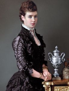 Czarina Maria Fyodorovna novio de Nicholas Alexandrovich, Tsarevich of Russia