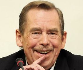 Václav Havel novia de Mia Farrow